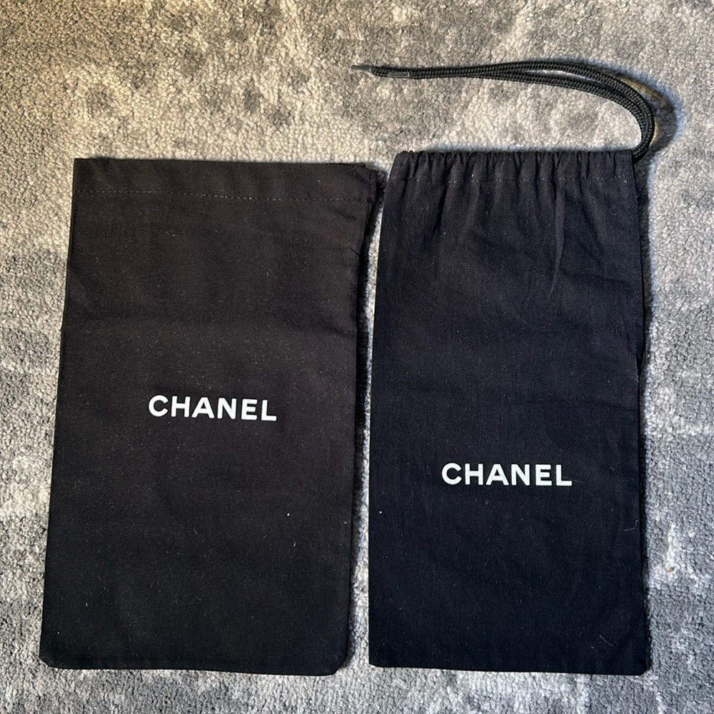 2 Chanel Shoe Dust Bags